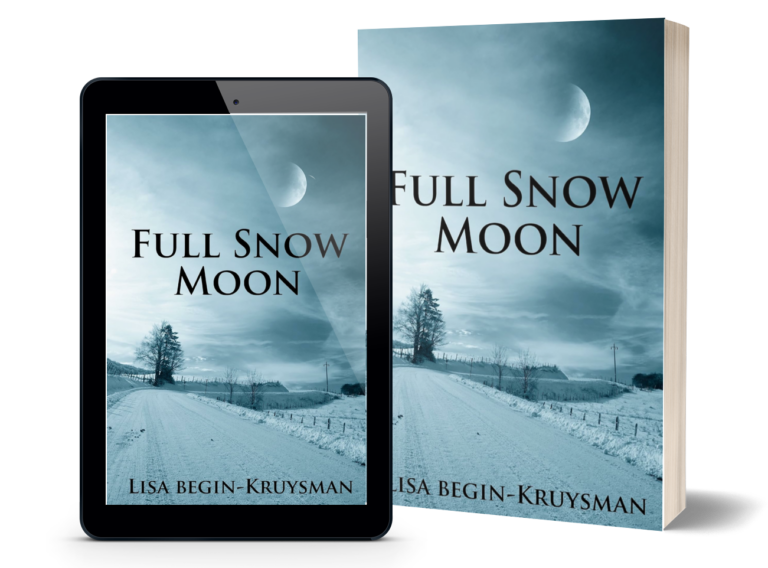 Full Snow Moon 3D Mock